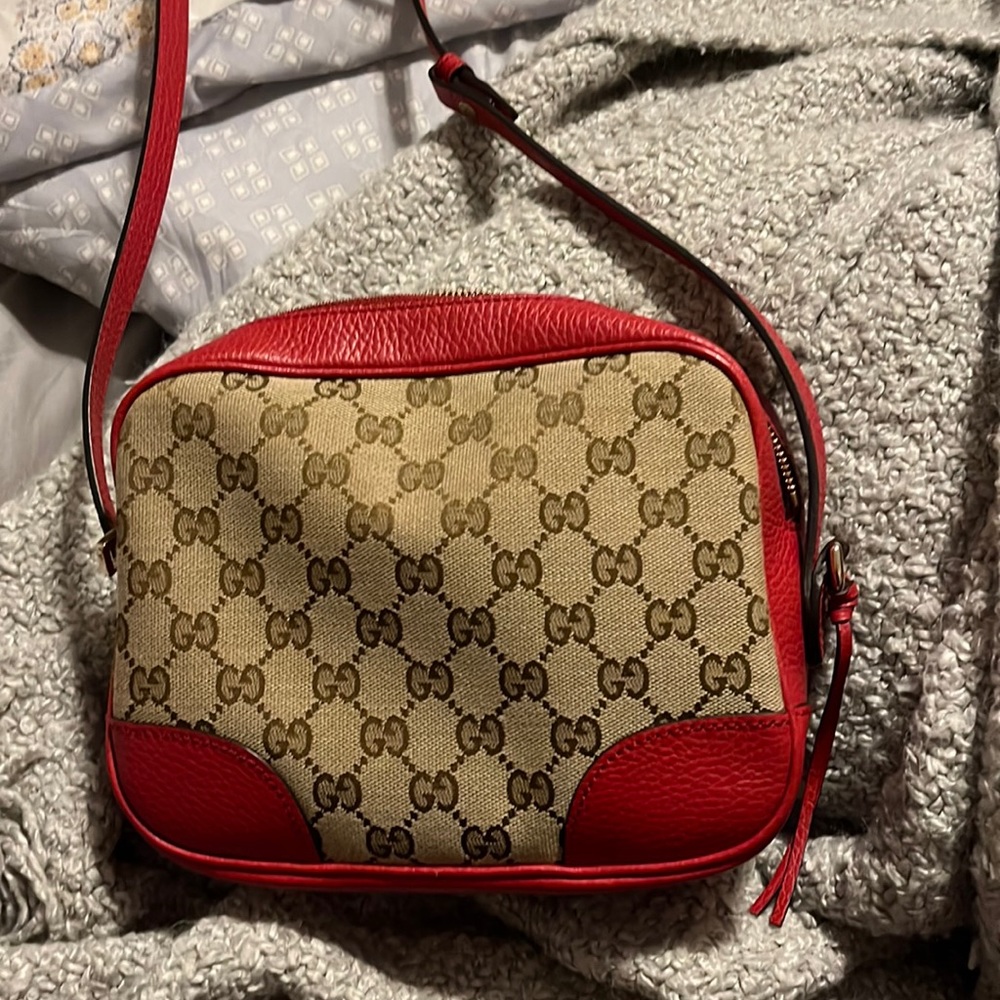 Authentic Gucci Bree Disco Crossbody Bag